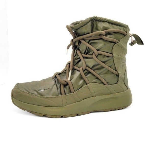 Nike Tanjun High Rise Women's Boots Sz 8 Green Military AO0355 300 Light Weight! - Picture 2 of 9